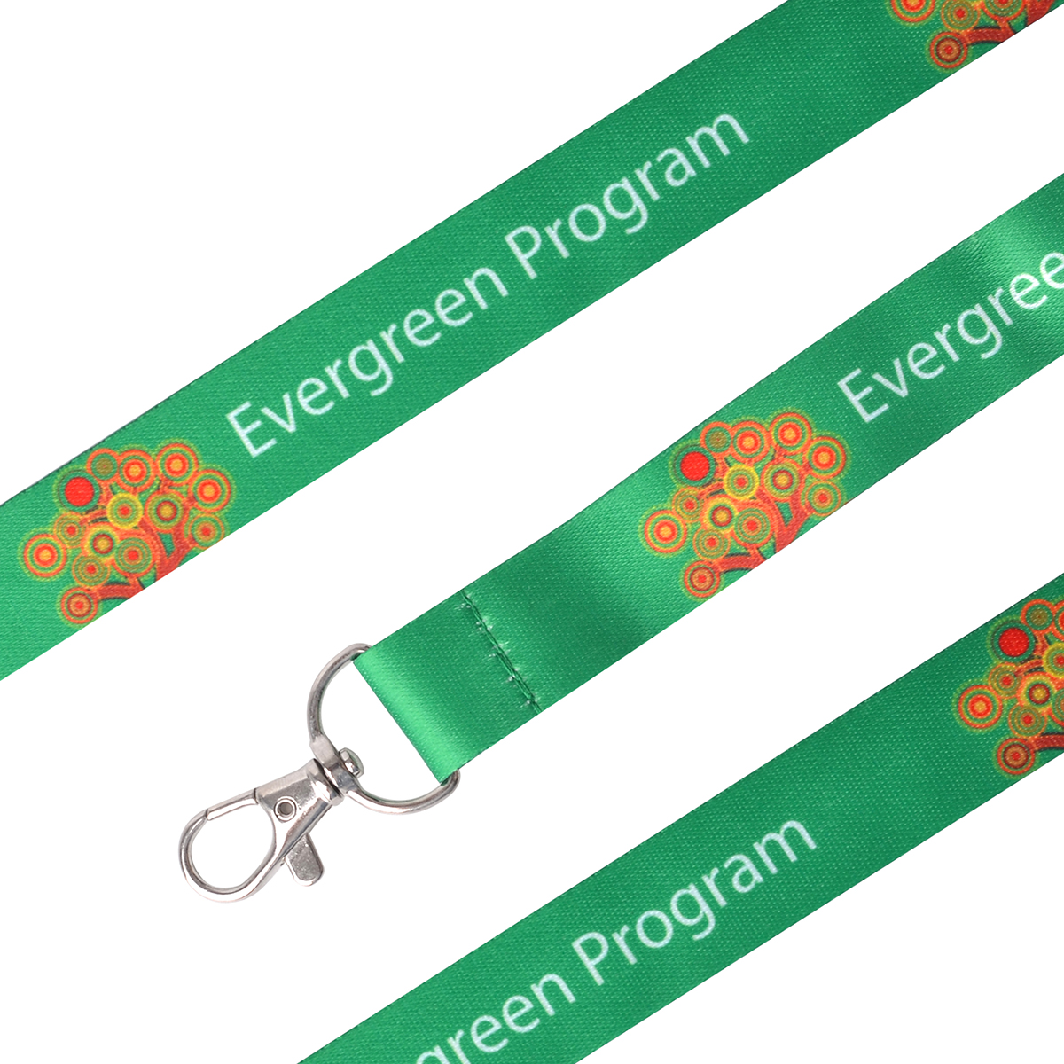 elevate lanyard with printed brand